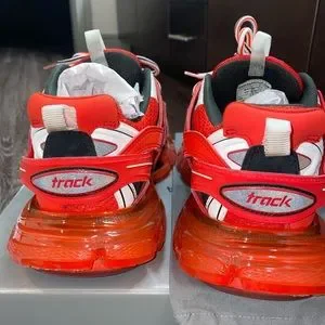 Balenciaga Track Sneakers Red Size 41 Worn Once Red Balenciaga Arena Sneakers Shoes Size 41 Wore ONCE  main image 2